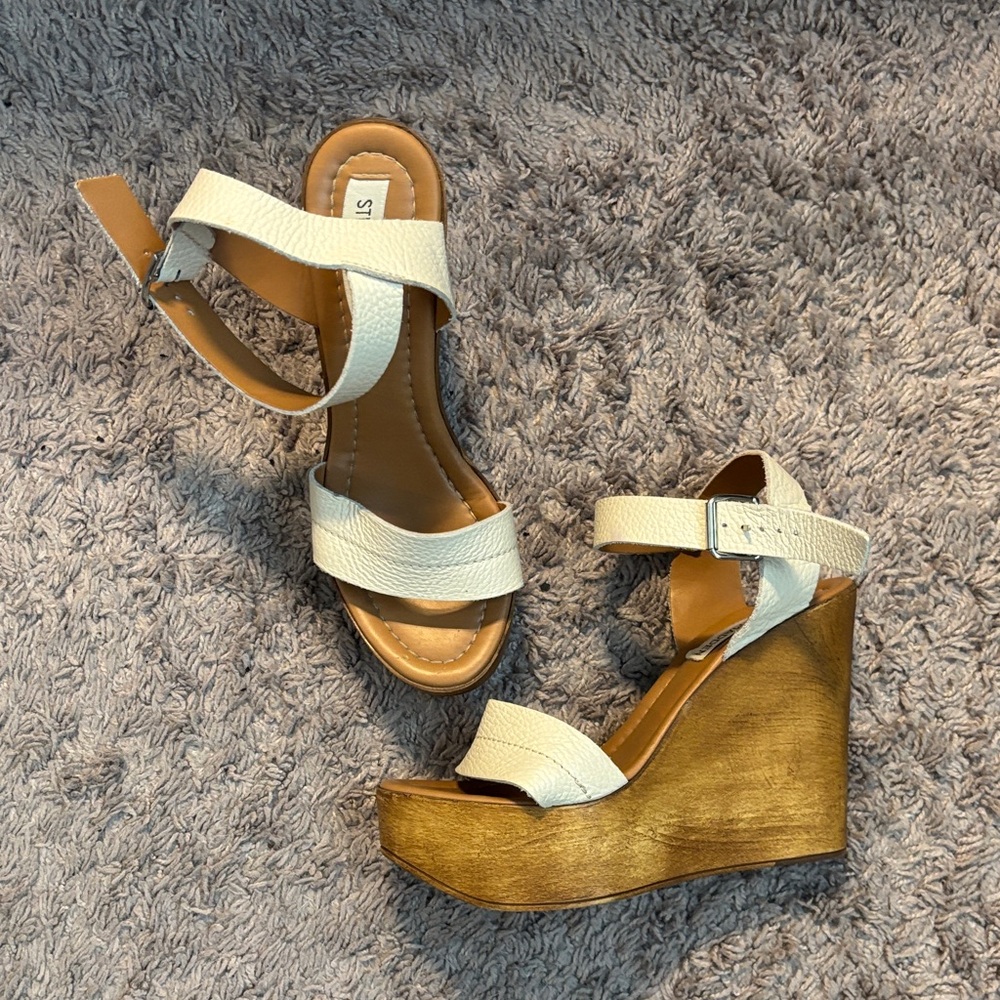 Women’s Steve Madden wooden Wedges